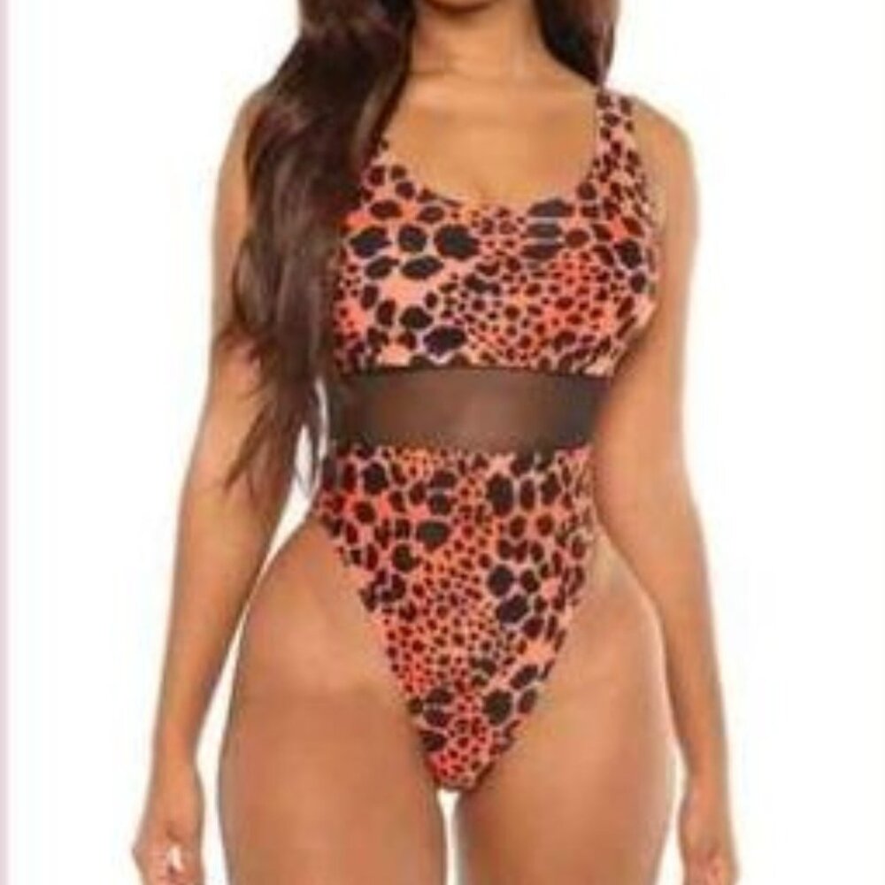 🎉 NEW AFRICAN SAFARI ONE PIECE SWIMSUIT